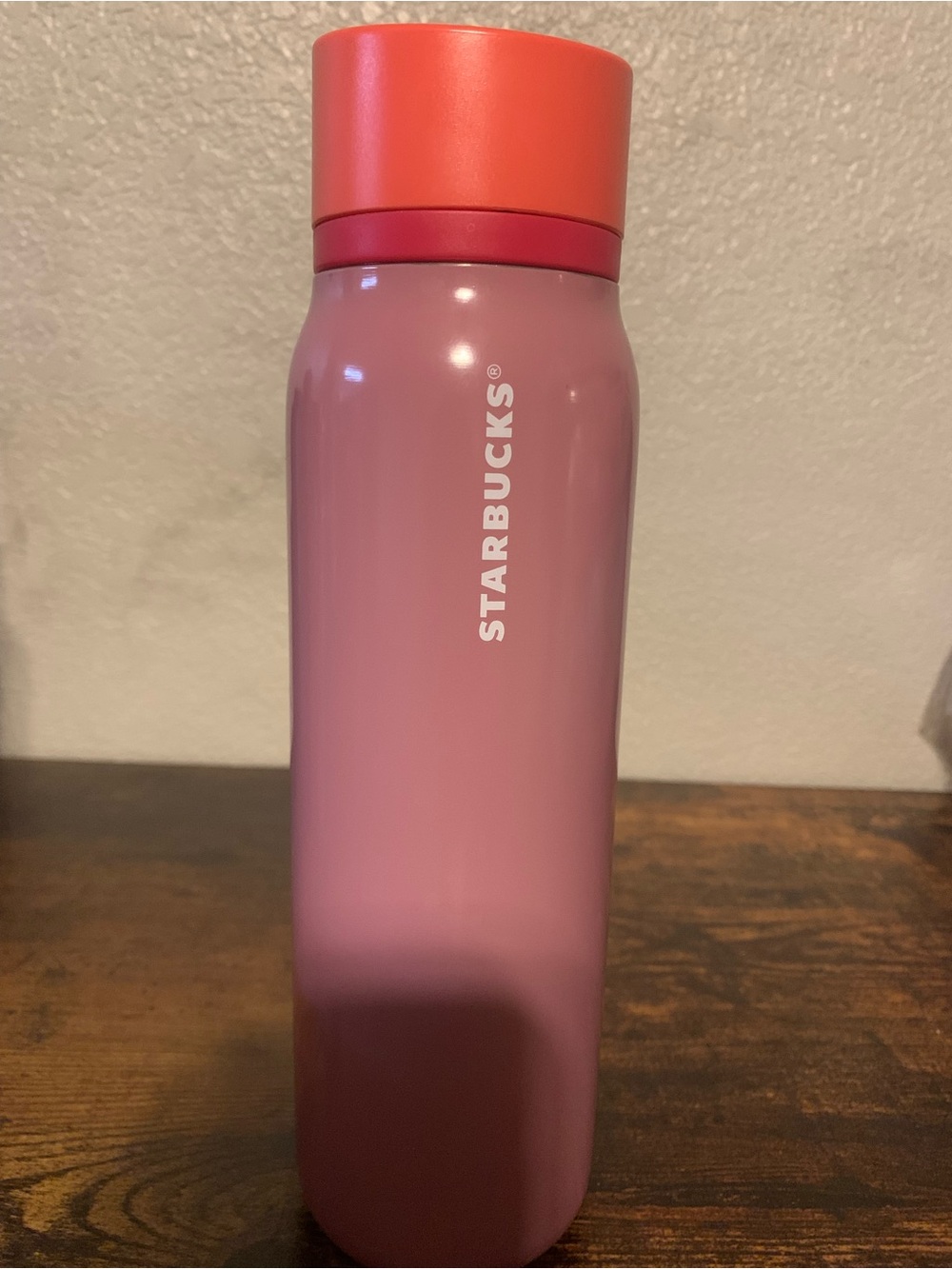 Starbucks Pink & Coral Insulated Water Bottle 20oz